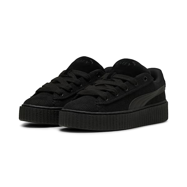 FENTY x PUMA Creeper Phatty In Session Big Kids' Sneakers, PUMA Black-PUMA Gold, extralarge