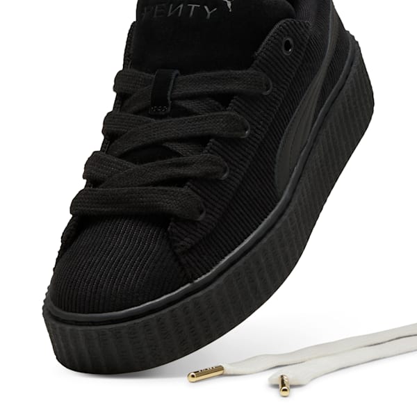 FENTY x PUMA Creeper Phatty In Session Big Kids' Sneakers, PUMA Black-PUMA Gold, extralarge