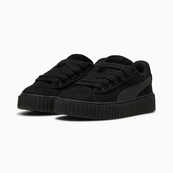 FENTY x PUMA Creeper Phatty In Session Little Kids' Sneakers, PUMA Black-PUMA Gold, extralarge