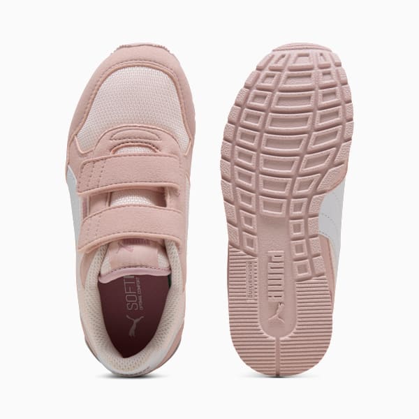 ST Runner v4 Mesh Little Kids' Sneakers, Jasmine Flower-PUMA White-Mauve Mist-Poised Pink, extralarge