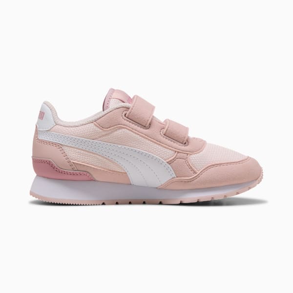 ST Runner v4 Mesh Little Kids' Sneakers, Jasmine Flower-PUMA White-Mauve Mist-Poised Pink, extralarge