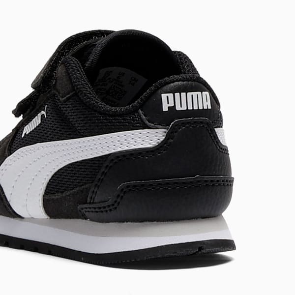 St Runner V4 Mesh V Sneakers Toddlers, PUMA Black-PUMA White-Cool Light Gray, extralarge