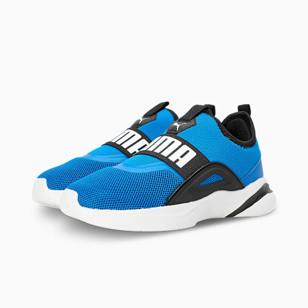 Softride Rift Evo Kid's Slip-On Shoes, PUMA Team Royal-PUMA Black-PUMA White, extralarge-IND