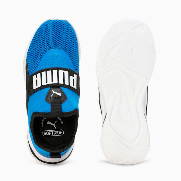 Softride Rift Evo Kid's Slip-On Shoes, PUMA Team Royal-PUMA Black-PUMA White, extralarge-IND