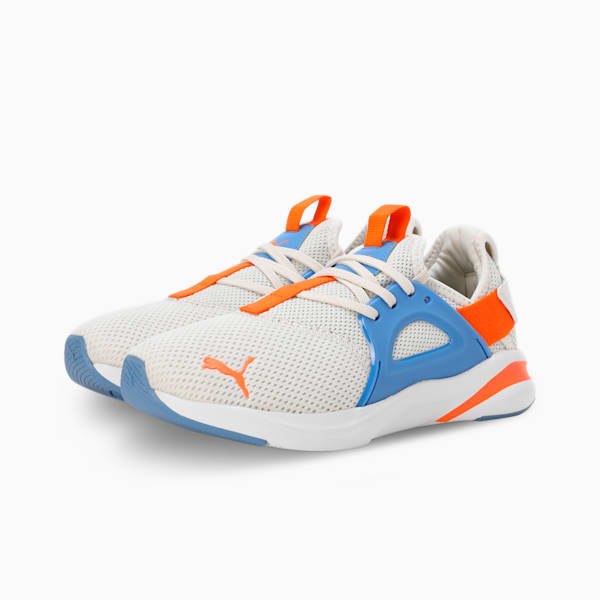 Softride Rift Swift Kicks Youth Sneakers, Vapor Gray-Blue Skies-Rickie Orange, extralarge-IND
