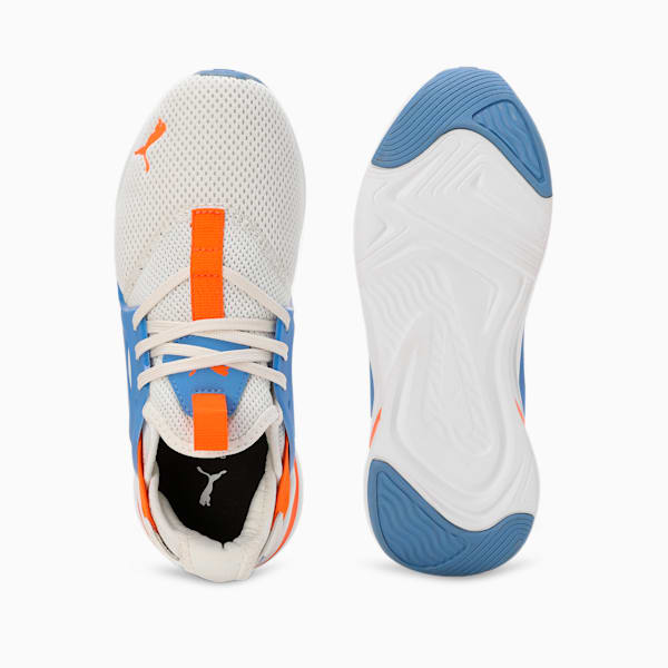 Softride Rift Swift Kicks Youth Sneakers, Vapor Gray-Blue Skies-Rickie Orange, extralarge-IND