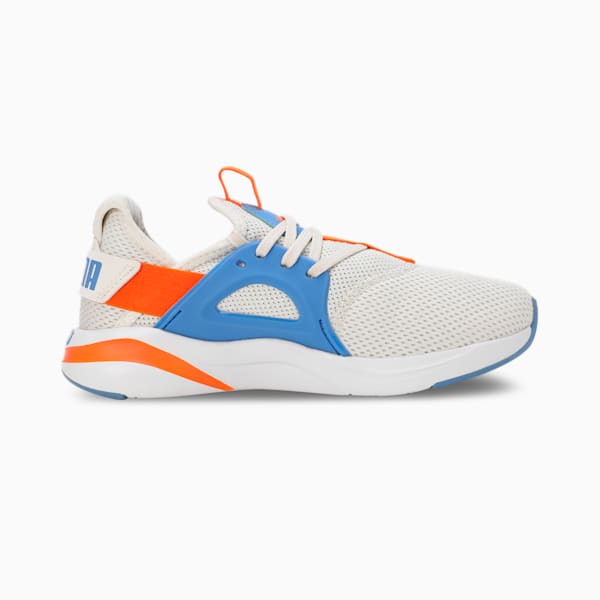 Softride Rift Swift Kicks Youth Sneakers, Vapor Gray-Blue Skies-Rickie Orange, extralarge-IND