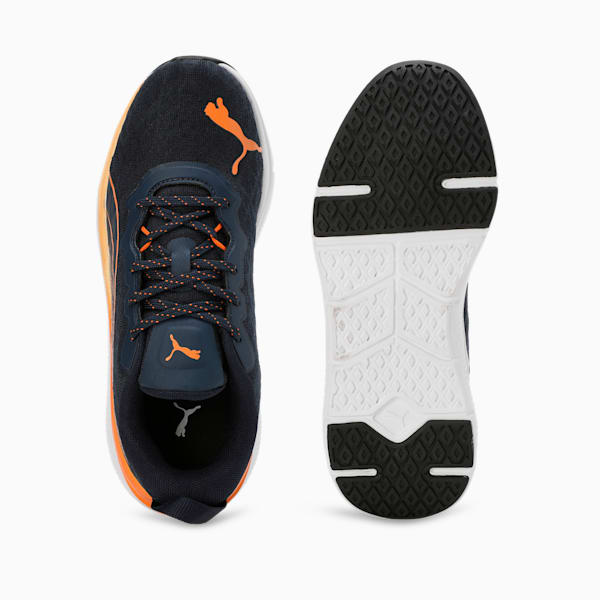 Softride Pro Echo Rousing Youth Running Shoes, Club Navy-Bright Melon-PUMA White, extralarge-IND