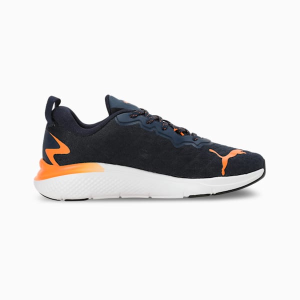 Softride Pro Echo Rousing Youth Running Shoes, Club Navy-Bright Melon-PUMA White, extralarge-IND