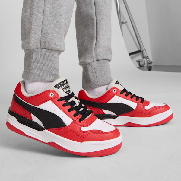 Rebound Retro Men's Sneakers, PUMA Black-For All Time Red, extralarge