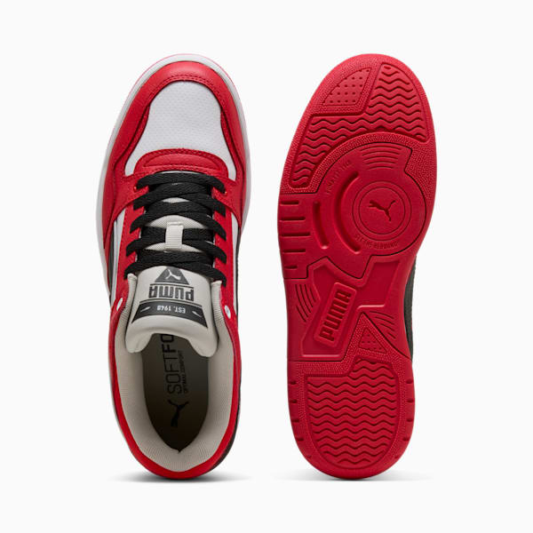 Rebound Retro Men's Sneakers, PUMA Black-For All Time Red, extralarge