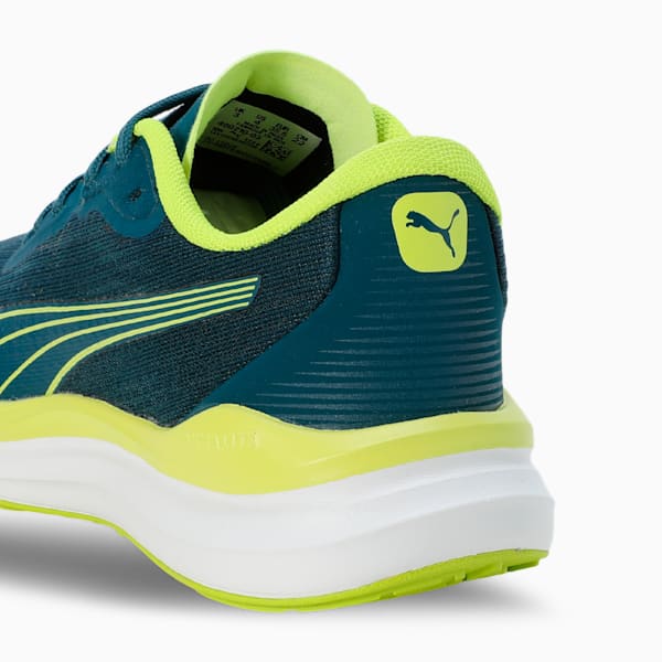 Lite FlexPunt Youth Running Shoes, Ocean Tropic-Lime Pow-PUMA White, extralarge-IND