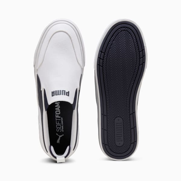 Tenis tipo tenis Court Classic Vulc, PUMA White-New Navy, extralarge