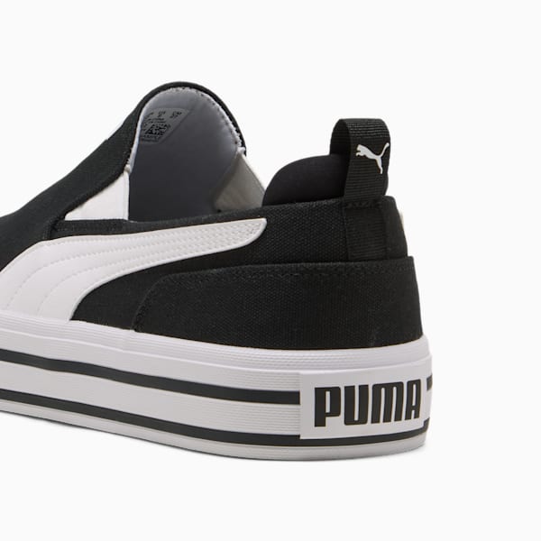 ユニセックス コート クラシック バルク スリッポン スニーカー, PUMA Black-PUMA White, extralarge-JPN
