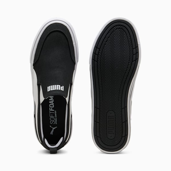 ユニセックス コート クラシック バルク スリッポン スニーカー, PUMA Black-PUMA White, extralarge-JPN