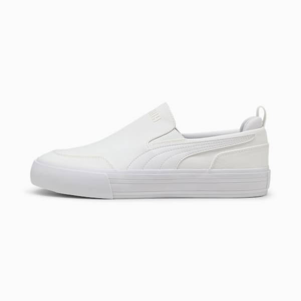 ユニセックス コート クラシック バルク スリッポン スニーカー, PUMA White-PUMA White, extralarge-JPN