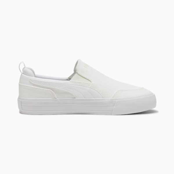 ユニセックス コート クラシック バルク スリッポン スニーカー, PUMA White-PUMA White, extralarge-JPN