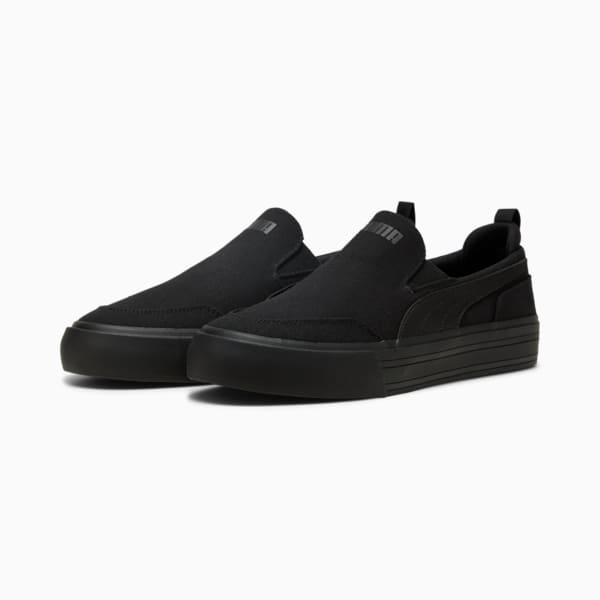 ユニセックス コート クラシック バルク スリッポン スニーカー, PUMA Black-PUMA Black, extralarge-JPN