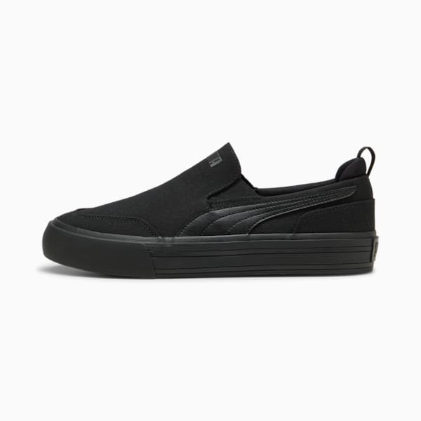 ユニセックス コート クラシック バルク スリッポン スニーカー, PUMA Black-PUMA Black, extralarge-JPN