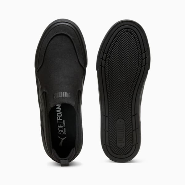 ユニセックス コート クラシック バルク スリッポン スニーカー, PUMA Black-PUMA Black, extralarge-JPN