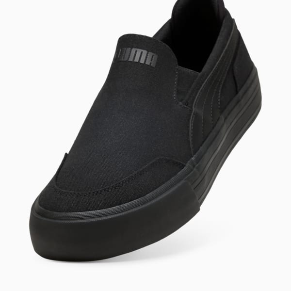 ユニセックス コート クラシック バルク スリッポン スニーカー, PUMA Black-PUMA Black, extralarge-JPN