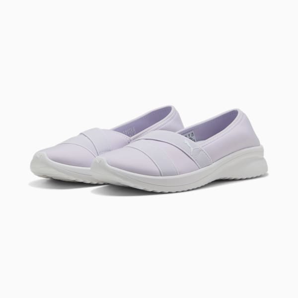 Adelina 2 Women's Slip-On Shoes, Lilac Frost-PUMA White, extralarge