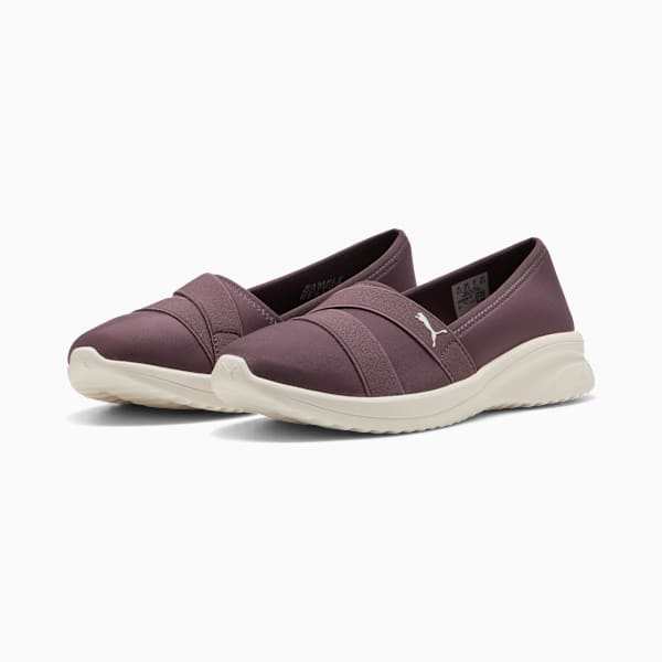 Adelina 2 Women's Slip-On Shoes, Raisin-Warm White, extralarge