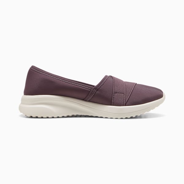 Adelina 2 Women's Slip-On Shoes, Raisin-Warm White, extralarge