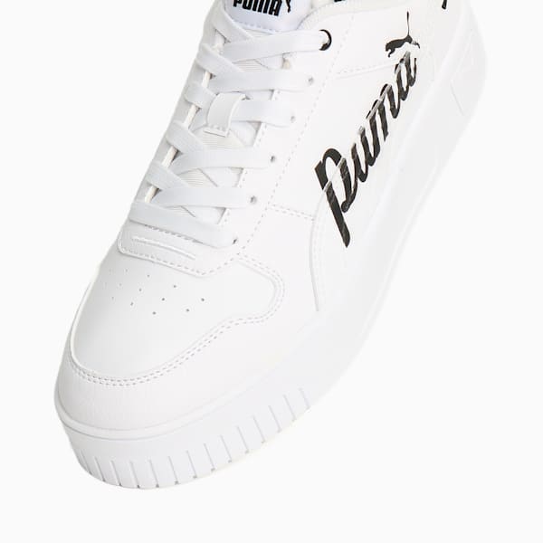 ウィメンズ キャリーナ ストリート プーマ スニーカー, PUMA White-PUMA Black, extralarge-JPN