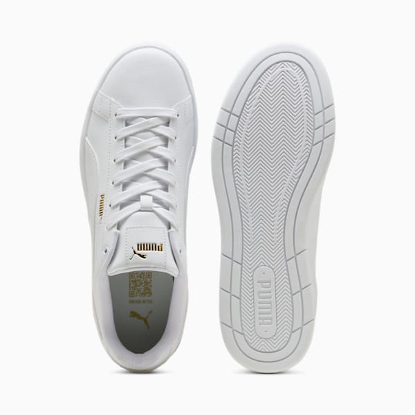 ユニセックス コート クラシコ スニーカー, PUMA White-PUMA White-PUMA Gold, extralarge-JPN