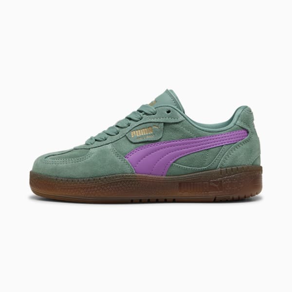 Palermo Moda Xtra Gum Sneakers Women, Green Moon-Wild Berry, extralarge