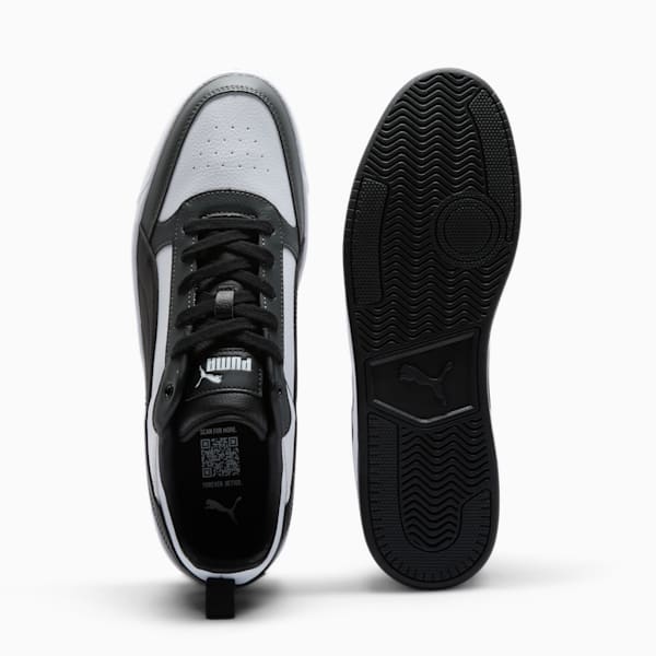 Tenis PUMA Dribble, PUMA White-PUMA Black-Shadow Gray, extralarge