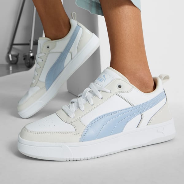 Tenis PUMA Dribble, PUMA White-Cool Weather-Feather Gray, extralarge