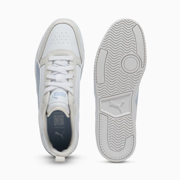 Dribble Sneakers, PUMA White-Cool Weather-Feather Gray, extralarge