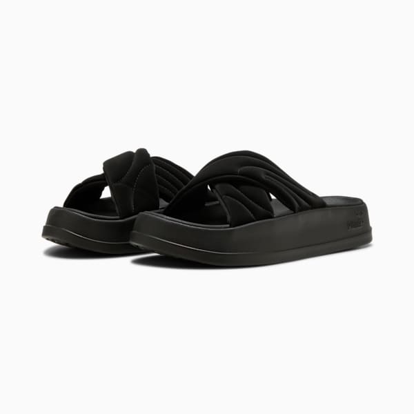 ウィメンズ リードキャット プラットフォーム サンダル, PUMA Black-Cool Dark Gray, extralarge-JPN