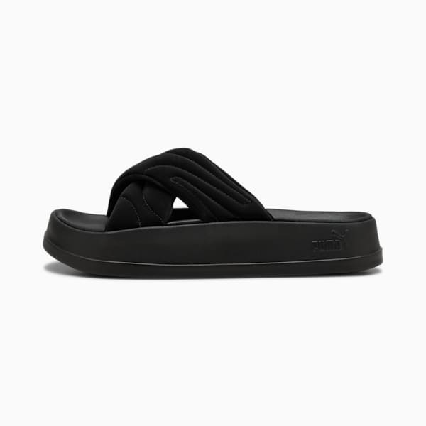 ウィメンズ リードキャット プラットフォーム サンダル, PUMA Black-Cool Dark Gray, extralarge-JPN