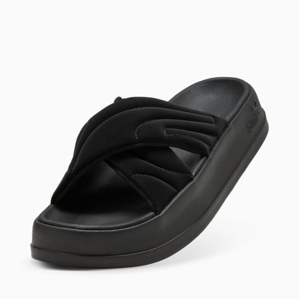 ウィメンズ リードキャット プラットフォーム サンダル, PUMA Black-Cool Dark Gray, extralarge-JPN
