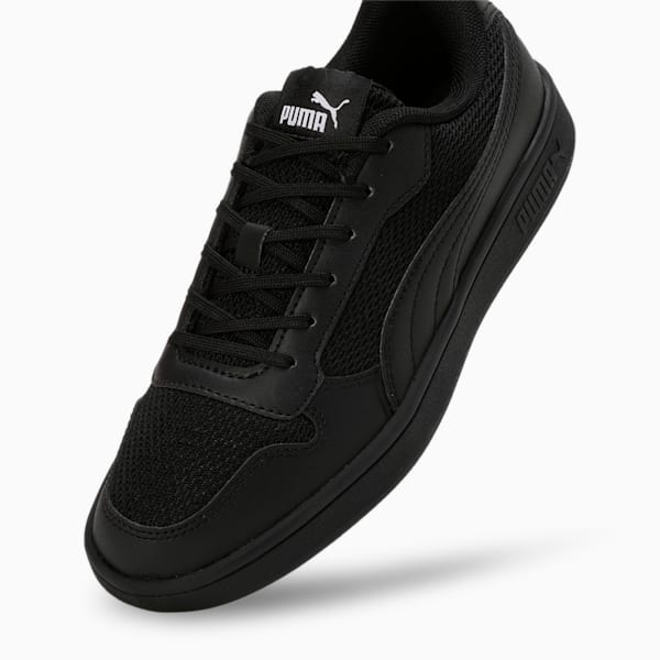 PUMA Smash Comfort Youth Sneakers, PUMA Black-PUMA White, extralarge-IND