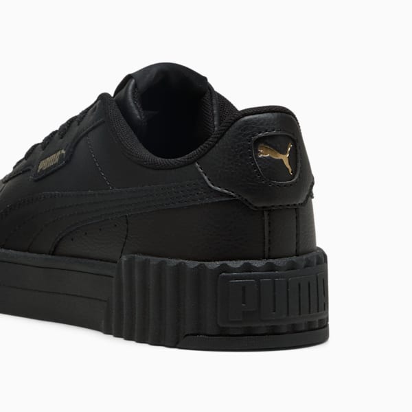Tenis Mujer Carina Street Lux, PUMA Black-PUMA Gold, extralarge