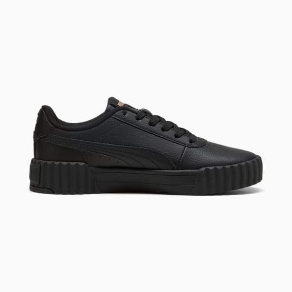 Tenis Mujer Carina Street Lux, PUMA Black-PUMA Gold, extralarge