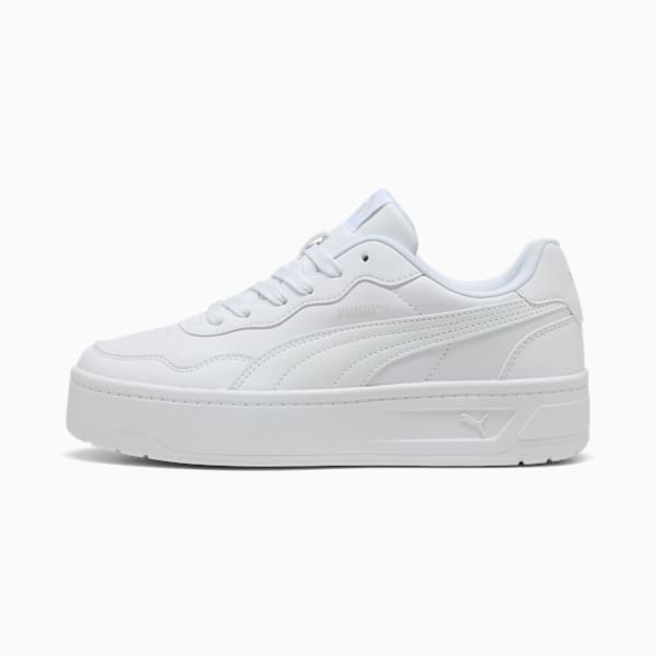 Tenis Court Lally Skye para mujer, PUMA White, extralarge