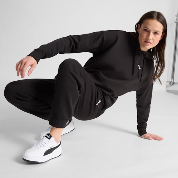 Tenis Court Lally Skye para mujer, PUMA White-PUMA Black, extralarge