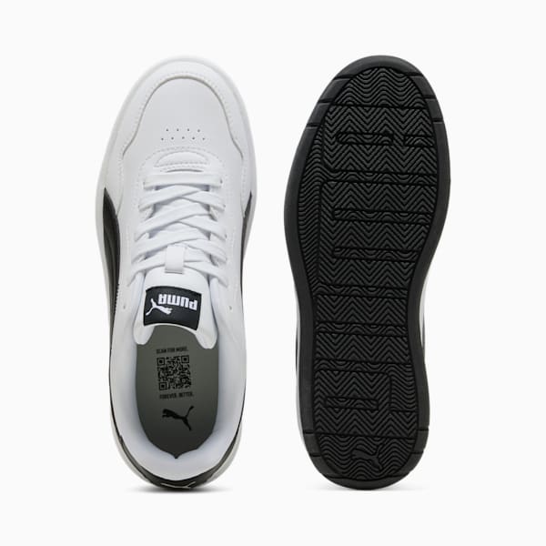 Tenis Court Lally Skye para mujer, PUMA White-PUMA Black, extralarge