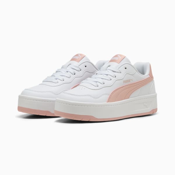 Sneakers Court Lally Skye Femme, PUMA White-Rose Quartz, extralarge