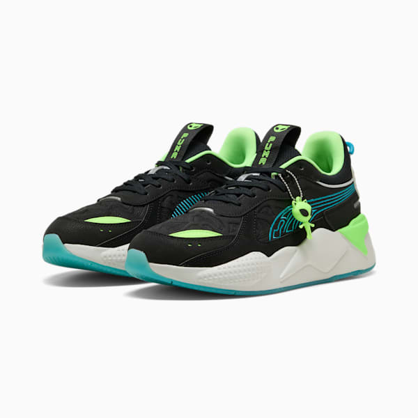 Tenis para hombre RS-X Alien, PUMA Black-Tropical Blue, extralarge
