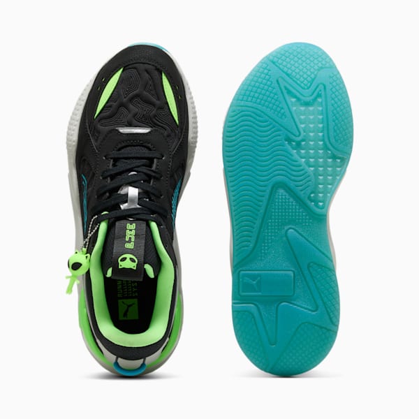 Tenis para hombre RS-X Alien, PUMA Black-Tropical Blue, extralarge