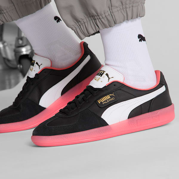 Tenis para mujer STRKR Palermo, PUMA Black-Peach Frost, extralarge