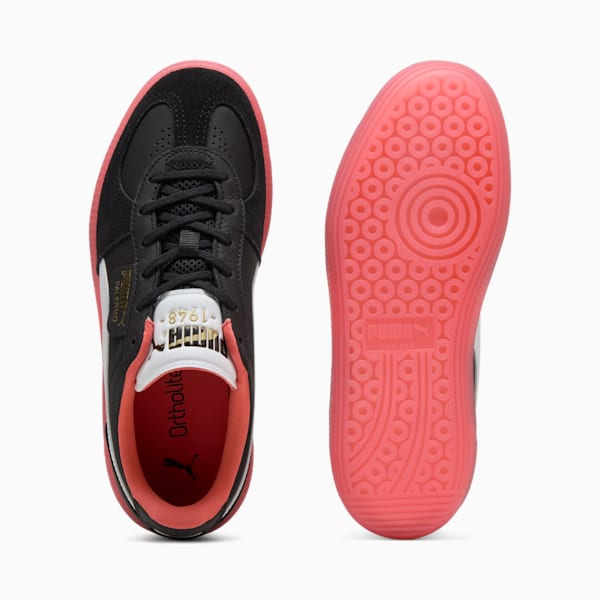 Tenis para mujer STRKR Palermo, PUMA Black-Peach Frost, extralarge
