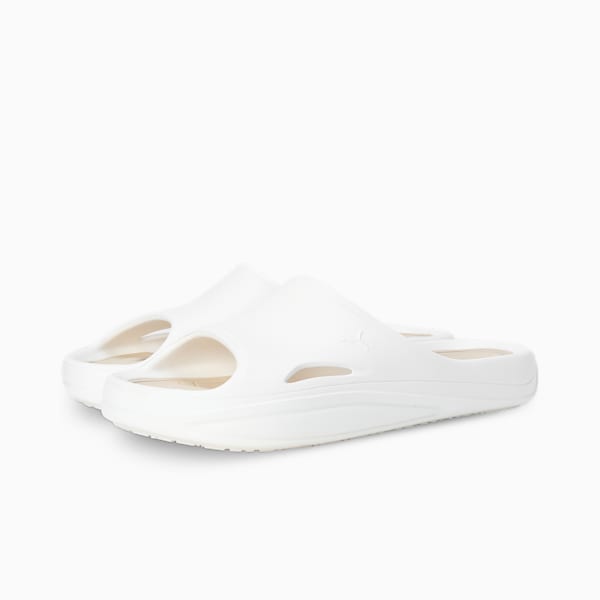 Lithen Injex Men's Slides, Warm White-Putty, extralarge-IND