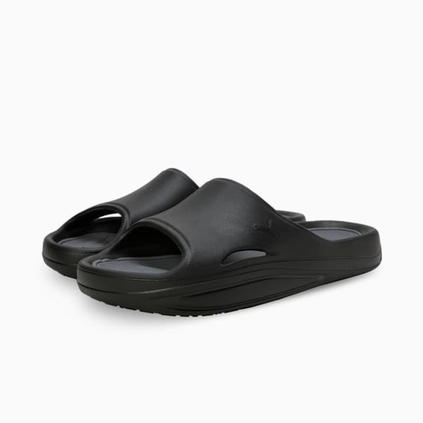 Lithen Injex Men's Slides, PUMA Black-Cool Dark Gray, extralarge-IND